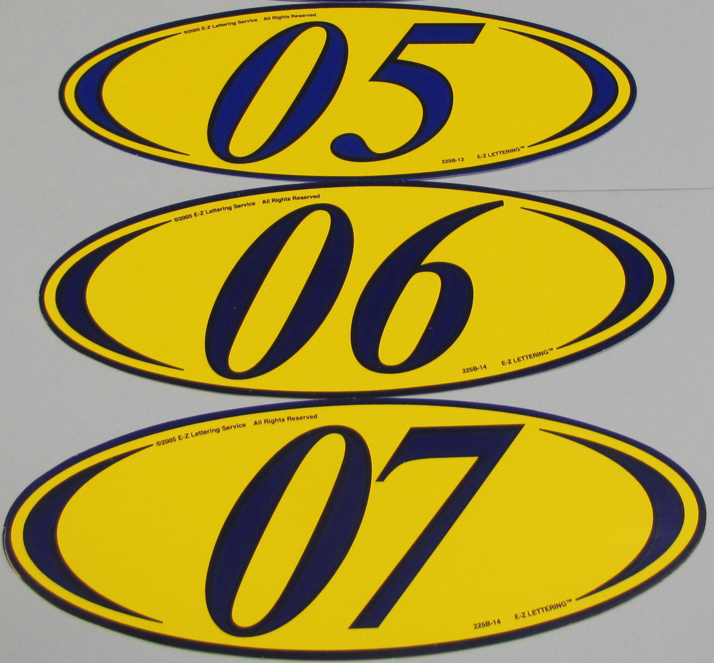Oval Year Signs - Northland's Dealer Supply Store
