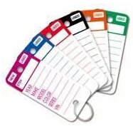 Top Stripe Car Key Tags - Qty 250 per pack - Northland's Dealer Supply Store