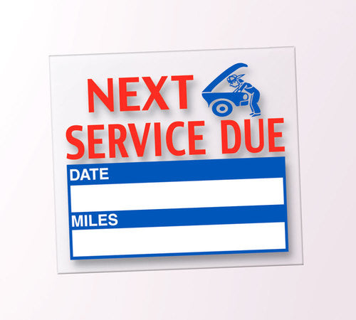 Service Reminder Stickers - Northland's Dealer Supply Store