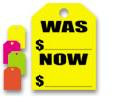 "Was/Now" Car Hang Tags - Northland's Dealer Supply Store