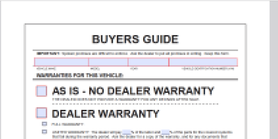 As Is Buyers Guide