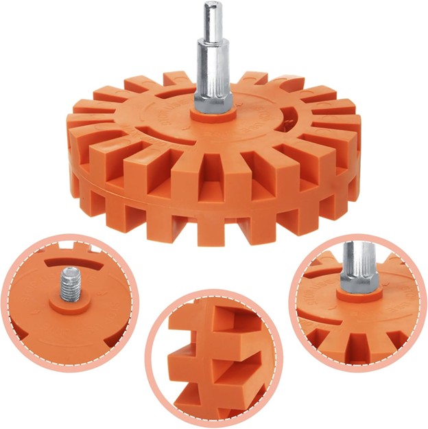 Decal Remover Eraser Wheel 4"