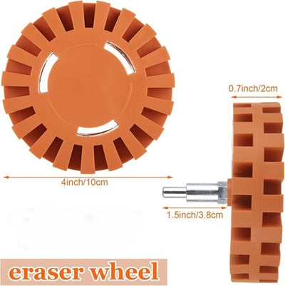 Decal Remover Eraser Wheel 4"