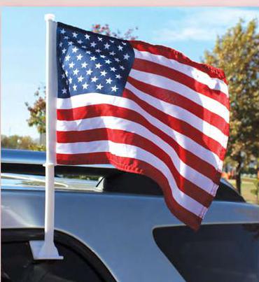 Car Clip-On U.S. Flag-Dozen - Northland's Dealer Supply Store 