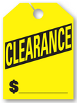 "Clearance" Car Hang Tags- On Sale Today Only - Northland's Dealer Supply Store 