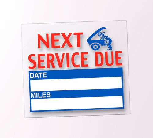 Service Reminder Stickers - Northland's Dealer Supply Store 